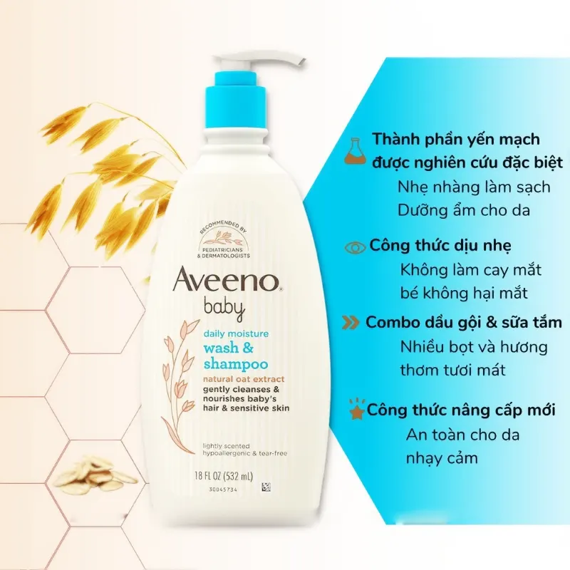 Aveeno Baby Moisture Wash & Shampoo