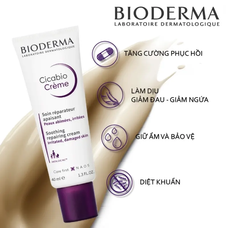 Bioderma Cicabio Soothing Repairing Cream