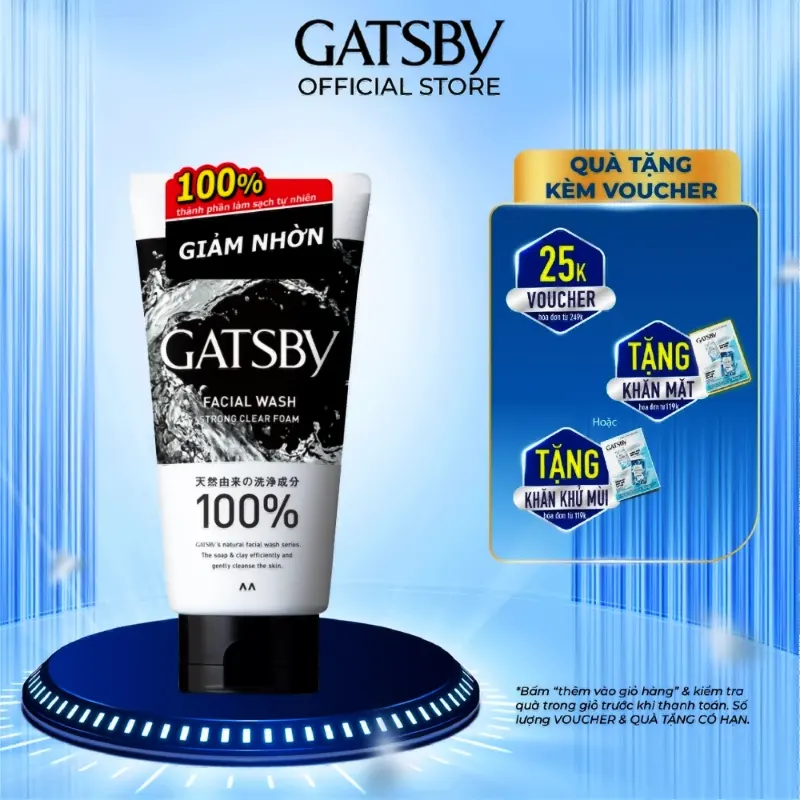 GATSBY Facial Wash Strong Clear Foam