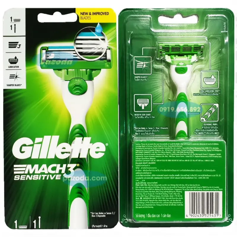 Gillette Mach 3 Turbo Sensitive Razor