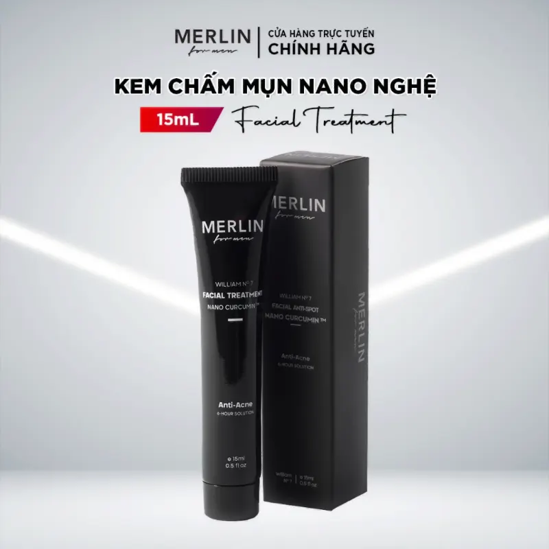 Merlin For Men Acne Treatment Nano Curcumin