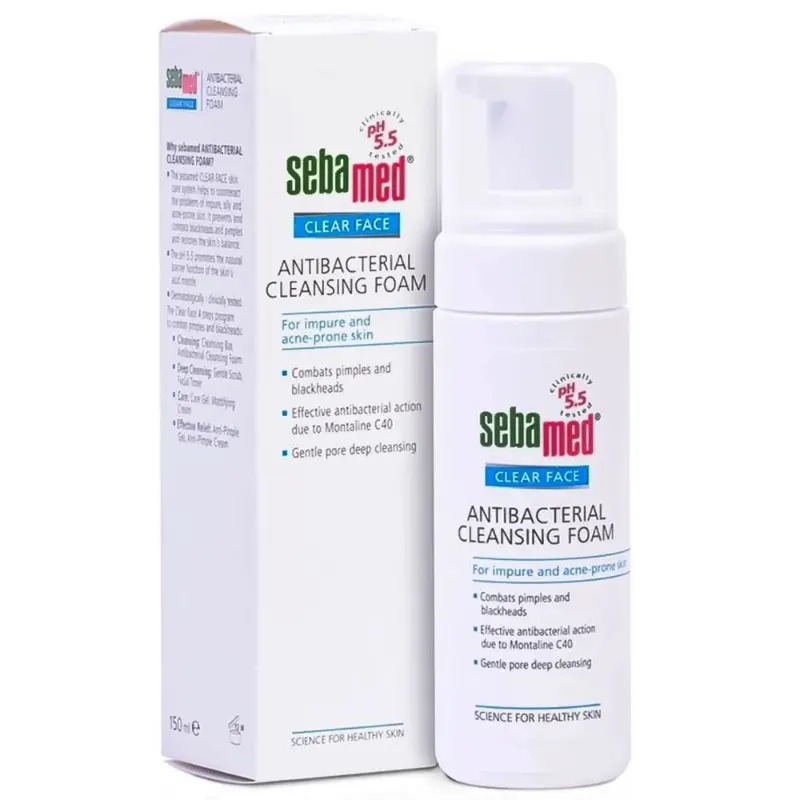 Sebamed Clear Face Antibacterial Cleansing Foam