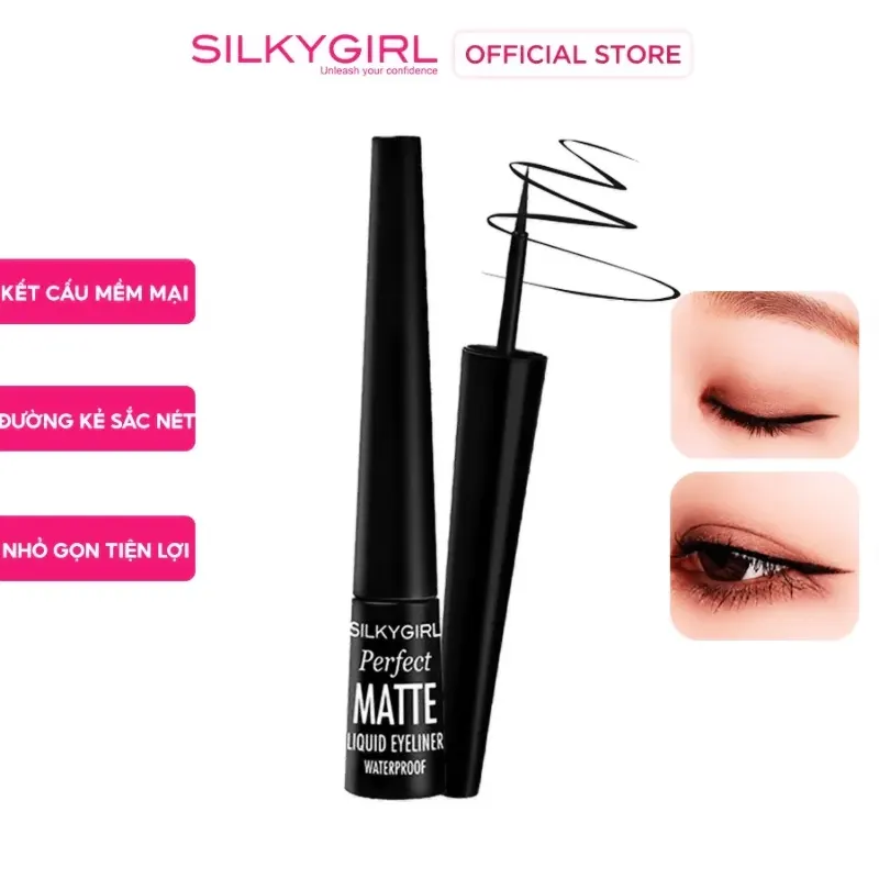 Silkygirl Perfect Matte Liquid Eyeliner Waterproof