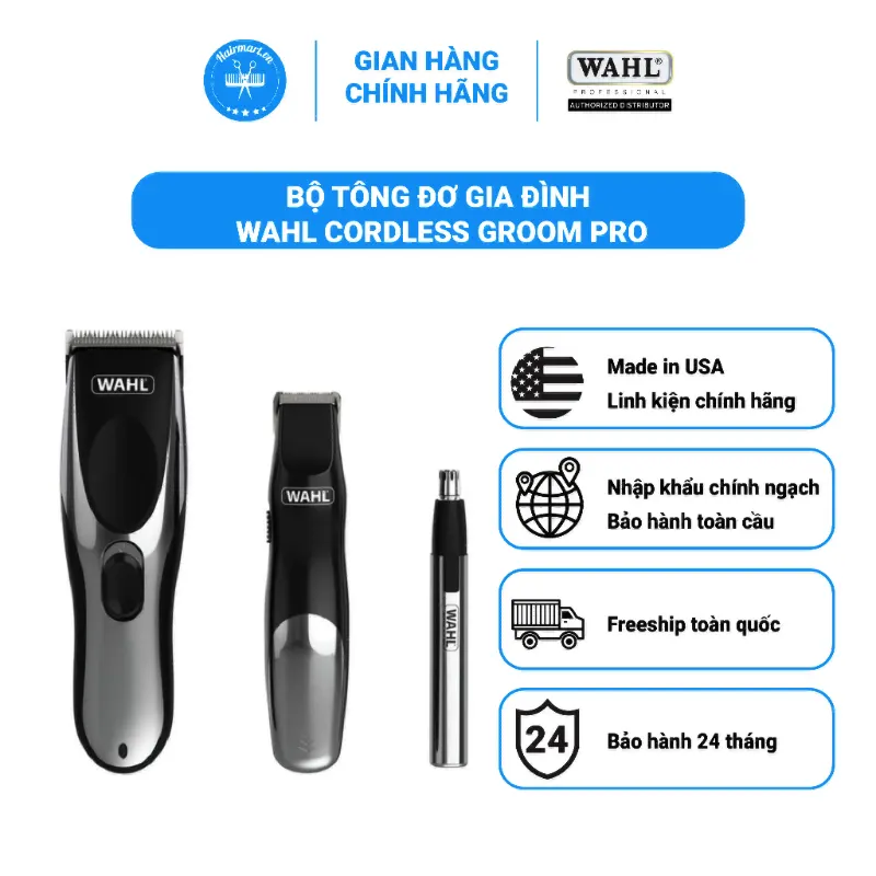 WAHL CORDLESS GROOM PRO