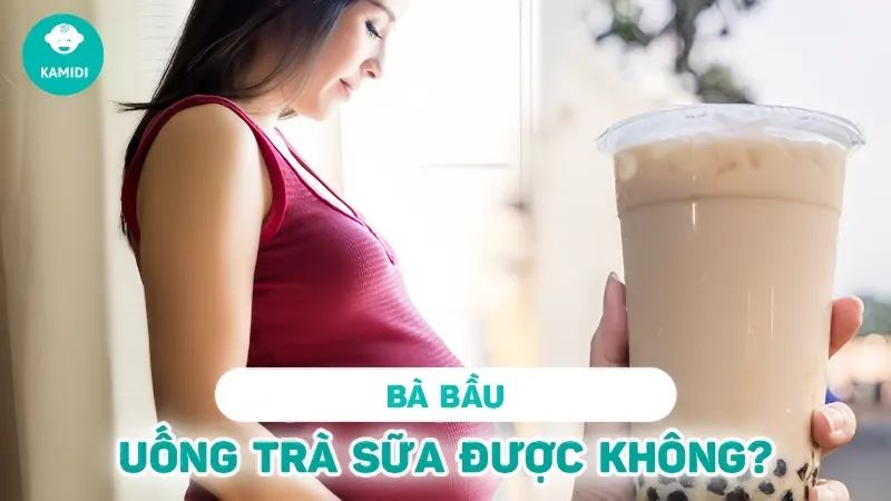 Bà bầu uống trà sữa được không