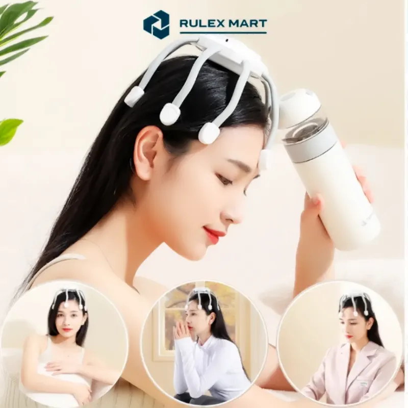 Máy massage đầu thư giãn bạch tuộc 8 nhánh