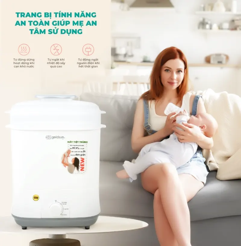 Mua máy tiệt trùng bình sữa thanh lý giúp tiết kiệm chi phí