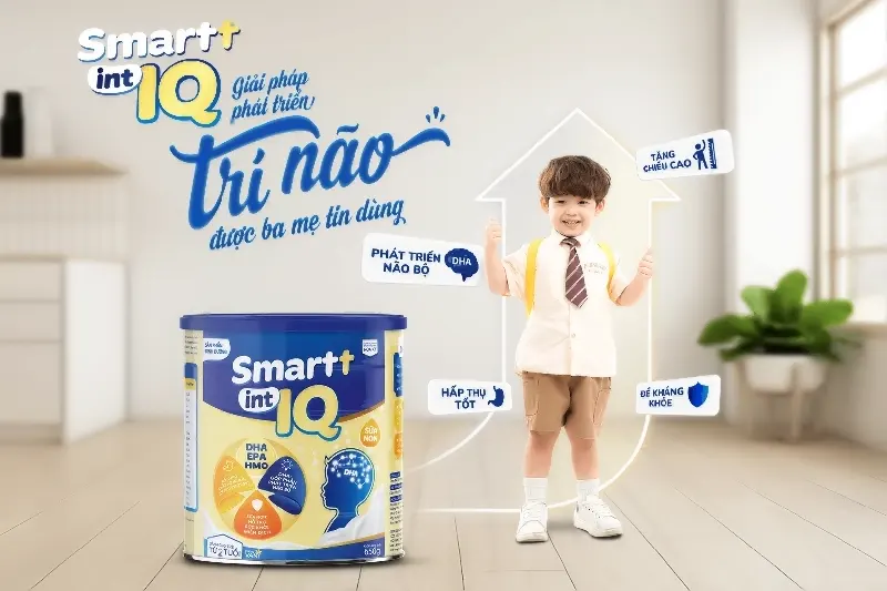 Sữa phát triển trí não cho trẻ