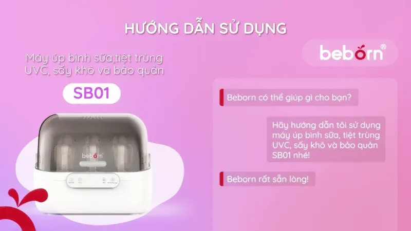 Mẹo sử dụng máy tiệt trùng bình sữa