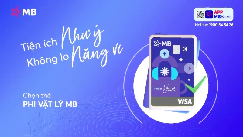 Tiện ích thẻ tín dụng MB Bank