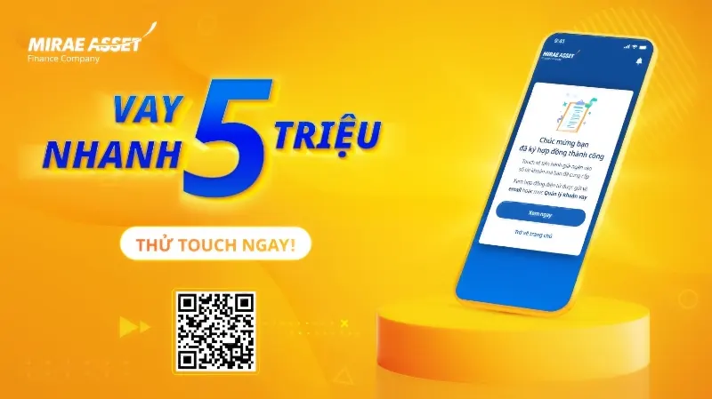 Vay nhanh 5 triệu Online