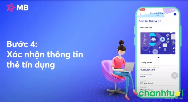 Xác nhận thông tin thẻ tín dụng