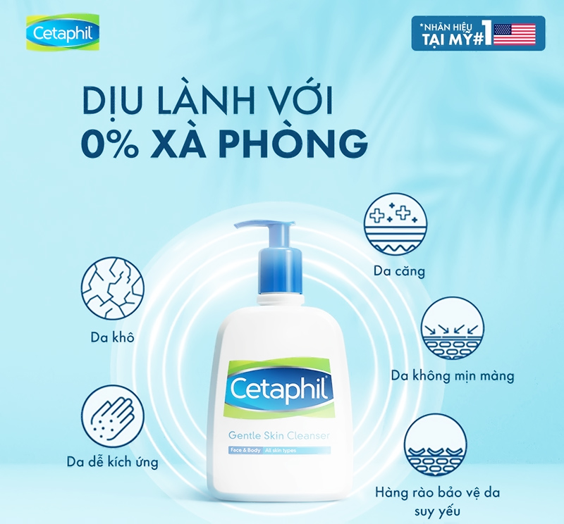 Sữa rửa mặt Cetaphil - Giá bao nhiêu? Bán ở đâu