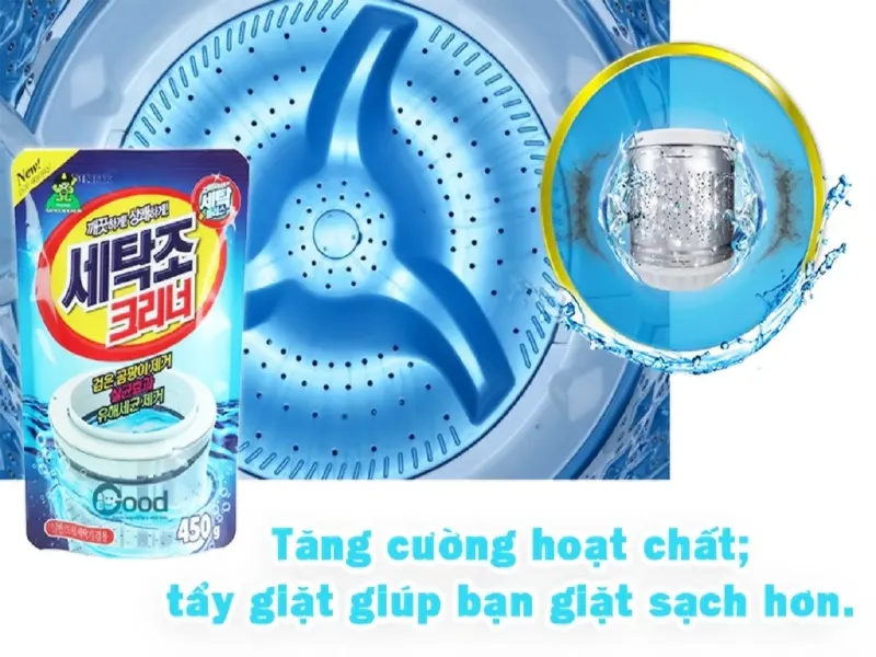 Top 4 bột vệ sinh lồng máy giặt tốt nhất hiện nay