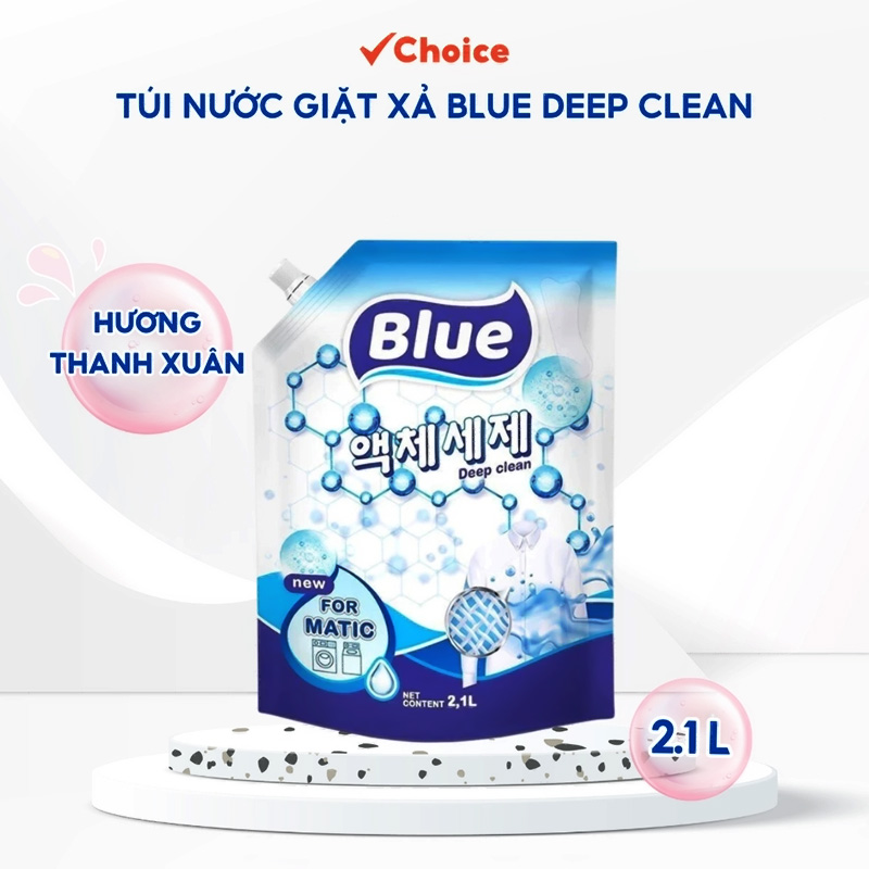 Nước giặt Blue Deep Clean CH7 hương thanh xuân 2.1L hình 0