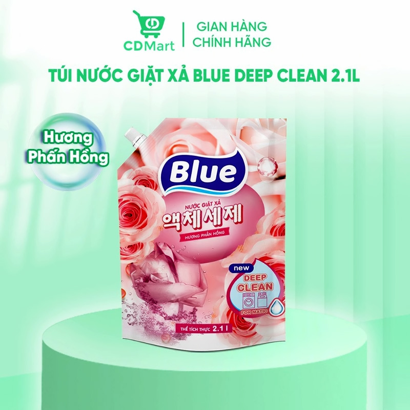 Nước giặt Blue Deep Clean Matic CH8 hương phấn hồng 2.1L hình 0