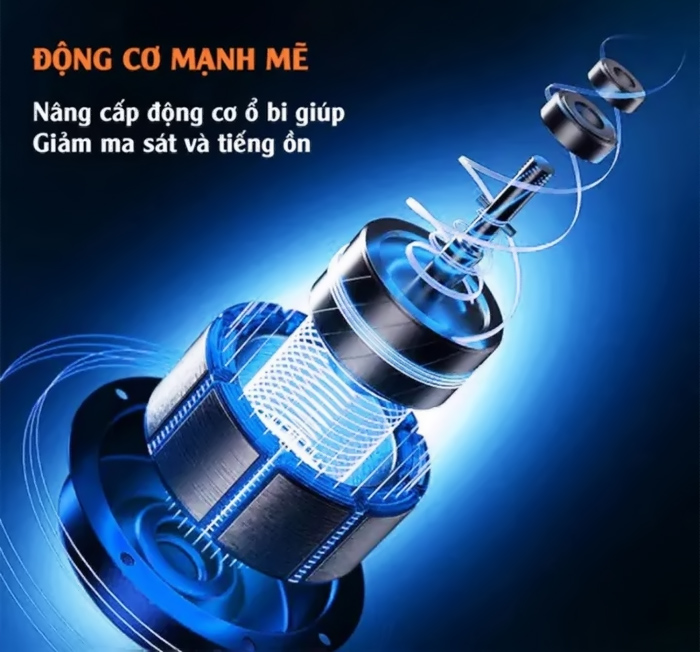 Quạt điều hoà mini hơi nước Amoi phun sương để bàn 6 cấp độ gió 300ml  hẹn giờ đèn led hình 2