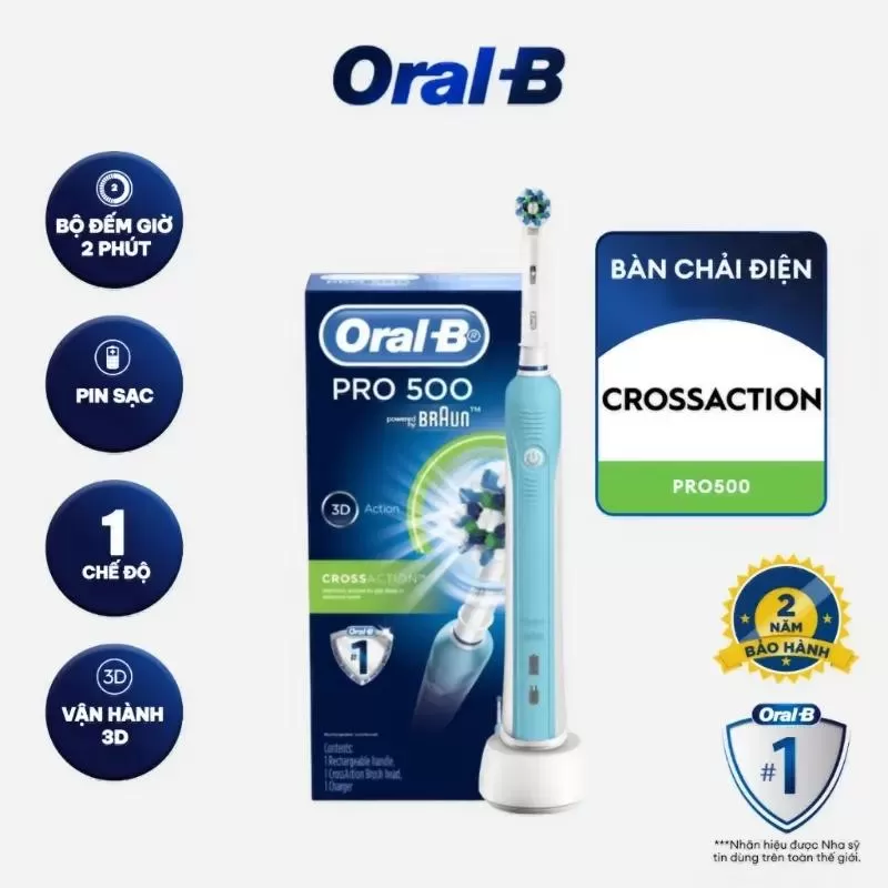 Bàn chải điện Oral-B Pro 500