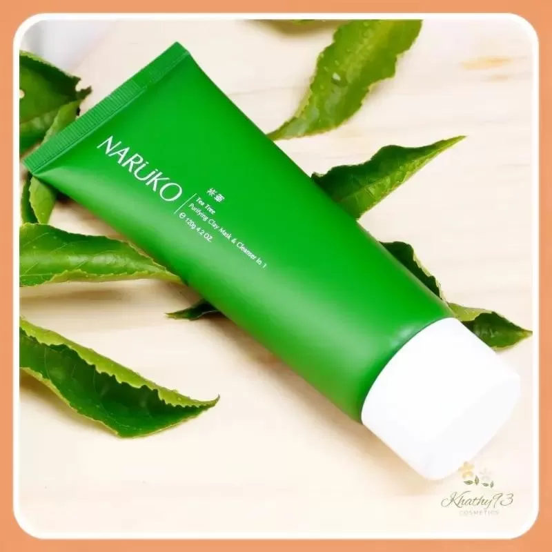 Sữa rửa mặt tuổi dậy thì Naruko Tea Tree Purifying Clay Mask & Cleanser dạng mặt nạ bùn