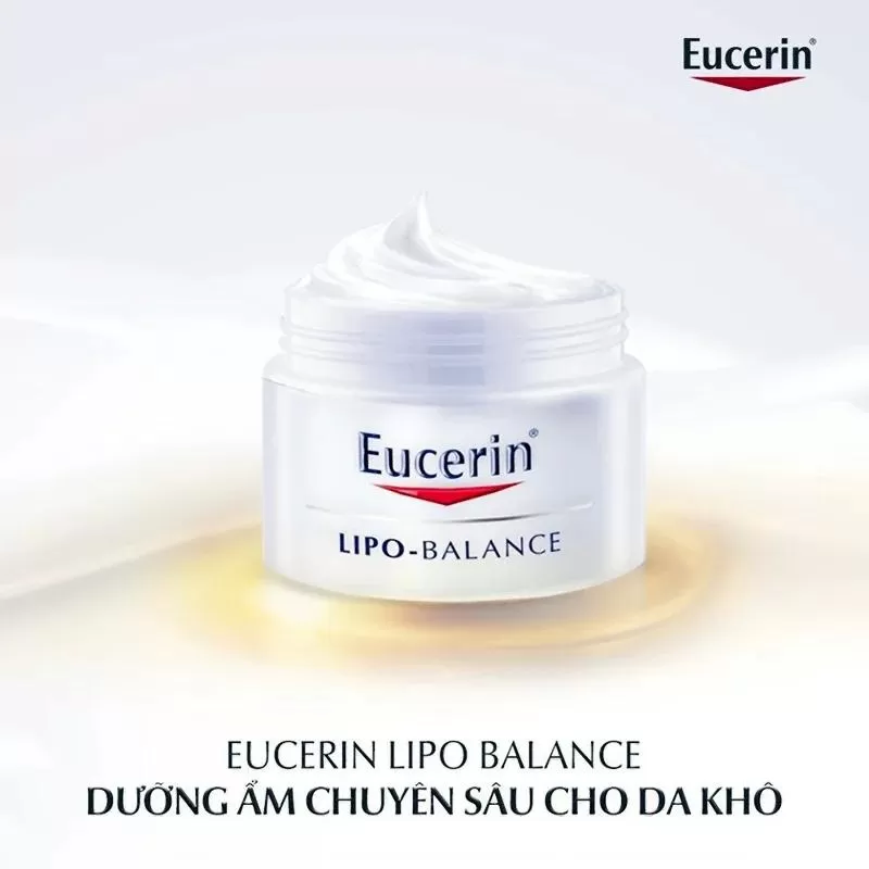 Kem dưỡng ẩm cho da khô Eucerin Lipo Balance