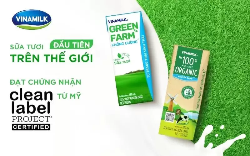 Sữa tươi cho bé tiệt tùng Vinamilk 100% Organic