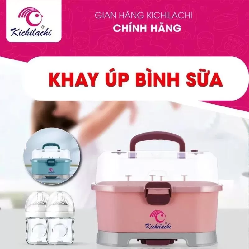 Khay úp bình sữa Kichilachi