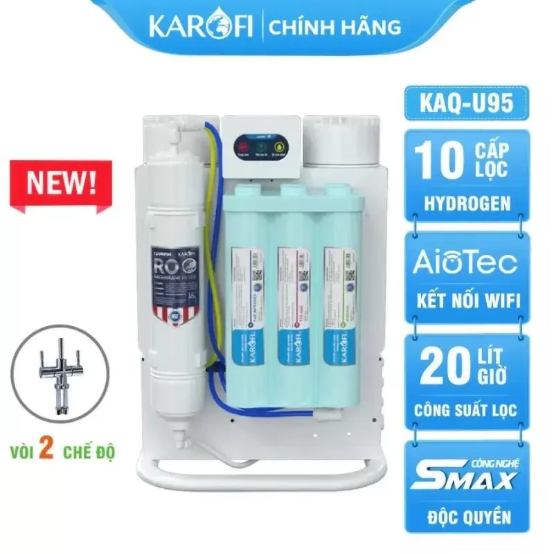 Máy lọc nước mini Karofi KAQ-U95