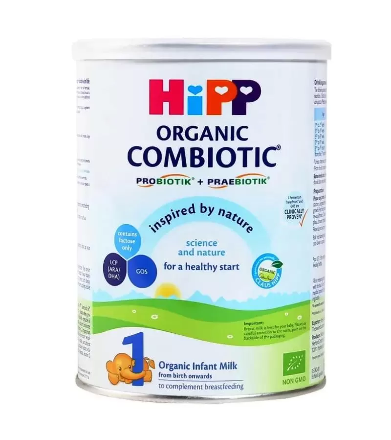 Sữa phát triển trí não cho trẻ sơ sinh HiPP Organic Combiotic