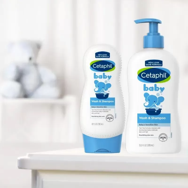 Sữa tắm gội cho trẻ sơ sinh 2 trong 1 Cetaphil Baby Gentle Wash & Shampoo