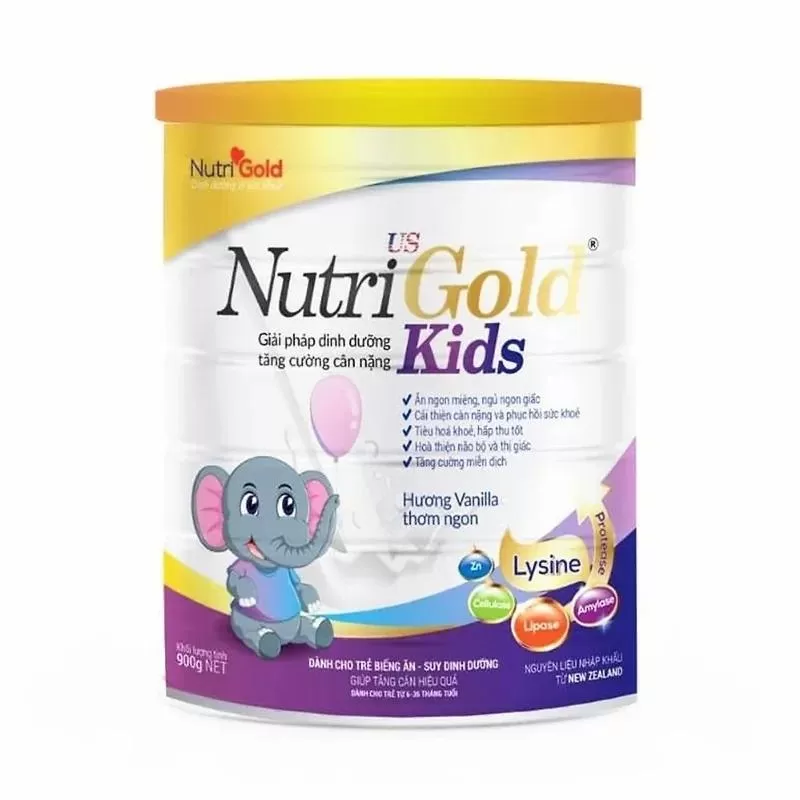 Sữa bột NutriGold Kids cho trẻ 6-36 tháng tuổi