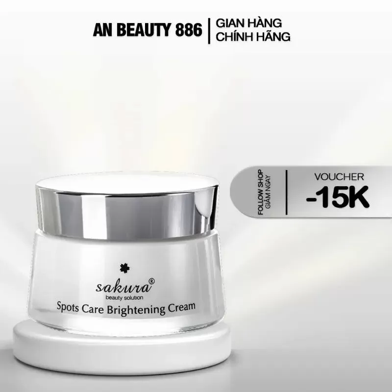 Kem dưỡng da trắng sáng cho nam Sakura Spots Care Brightening Cream