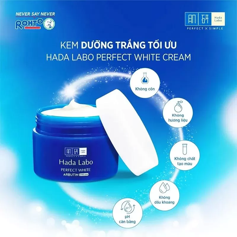 Kem dưỡng trắng da Hada Labo Perfect White