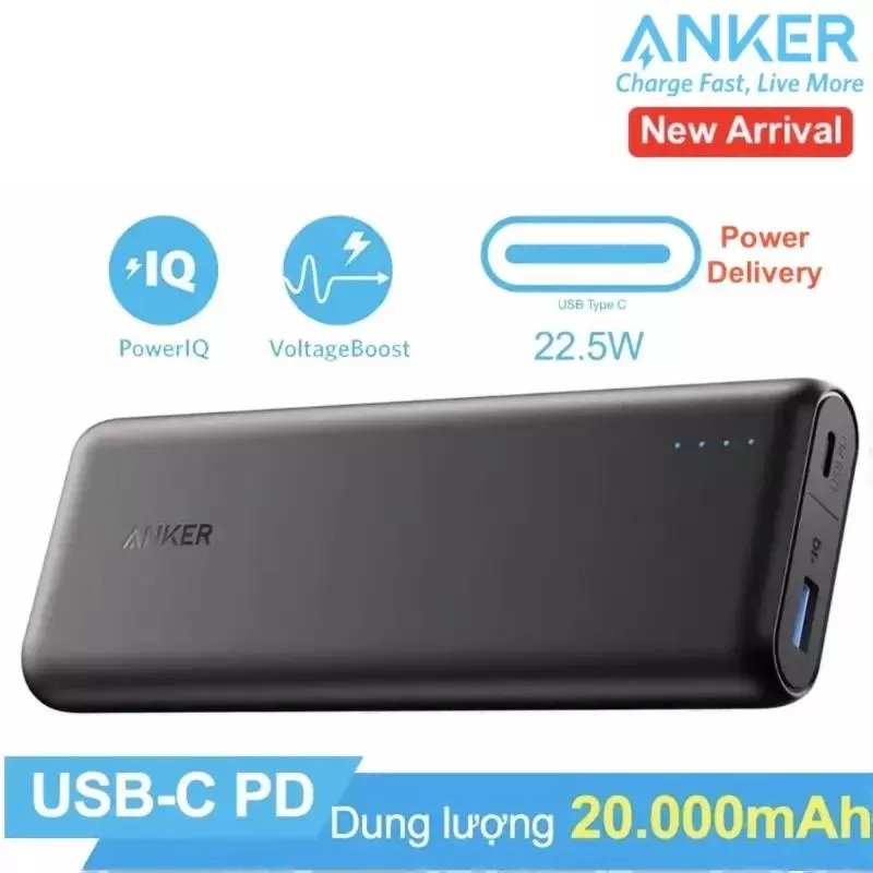 Pin sạc dự phòng Anker PowerCore Speed 20000mAh