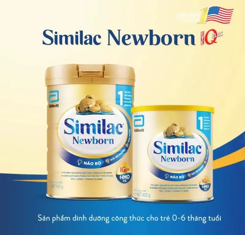 Sữa tăng cân cho bé dưới 1 tuổi Similac Newborn