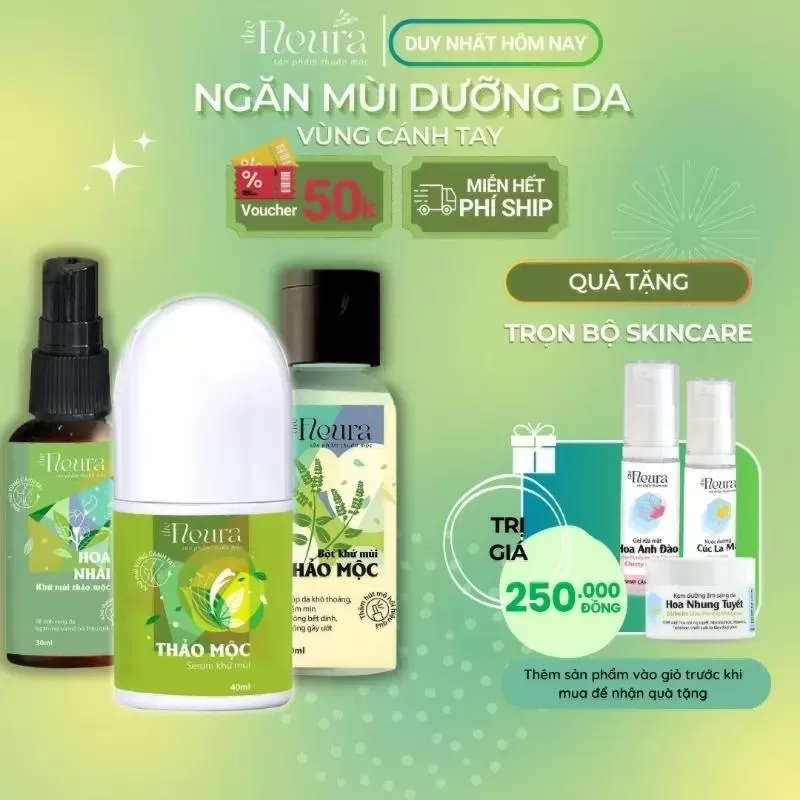 Thuốc trị hôi nách Oải Hương xịt ngăn mùi hôi The FleurA