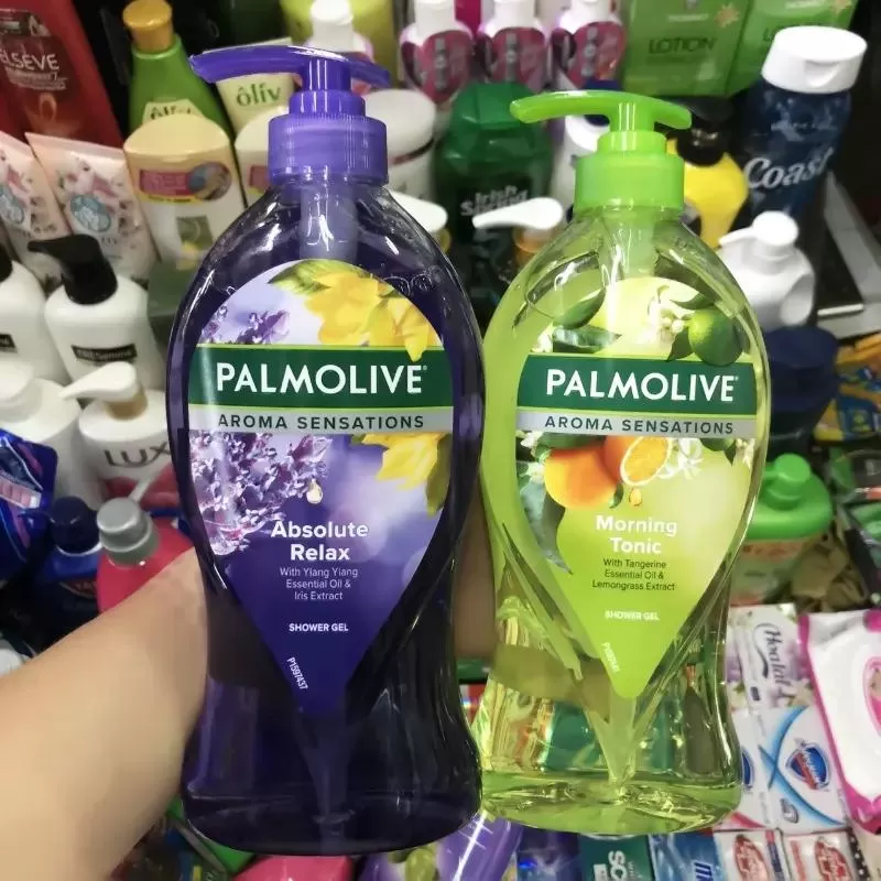 Bộ 2 chai sữa tắm trắng da Thái Lan Palmolive mịn màng quyến rũ