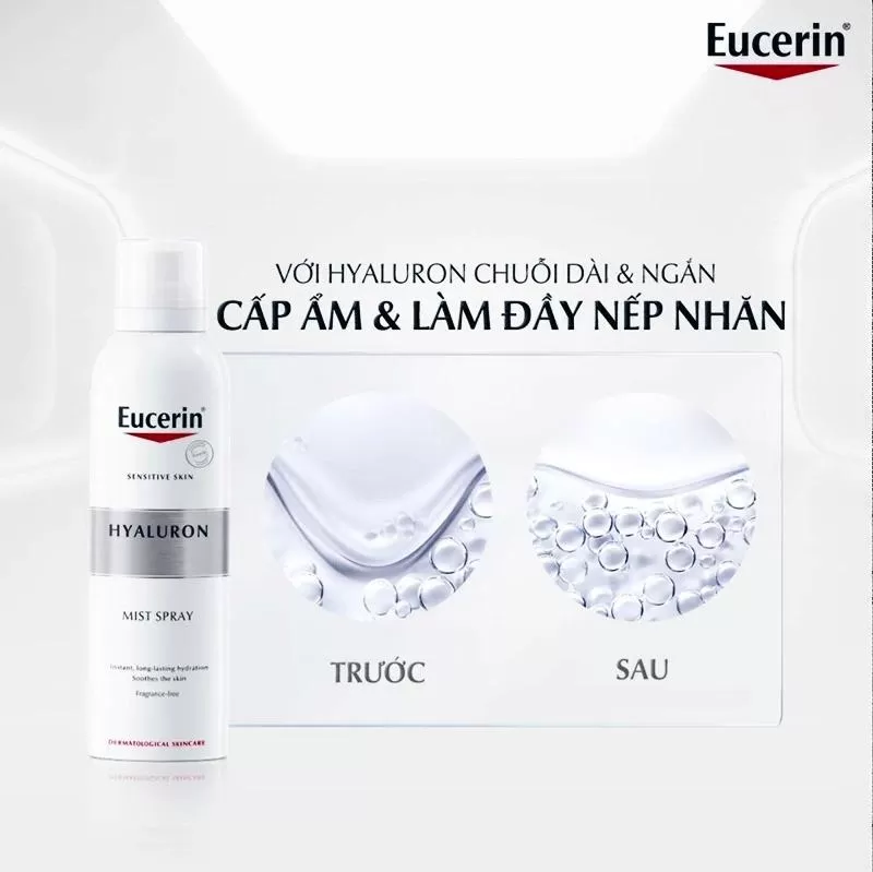 Nước xịt khoáng Eucerin Hyaluron Mist Spray