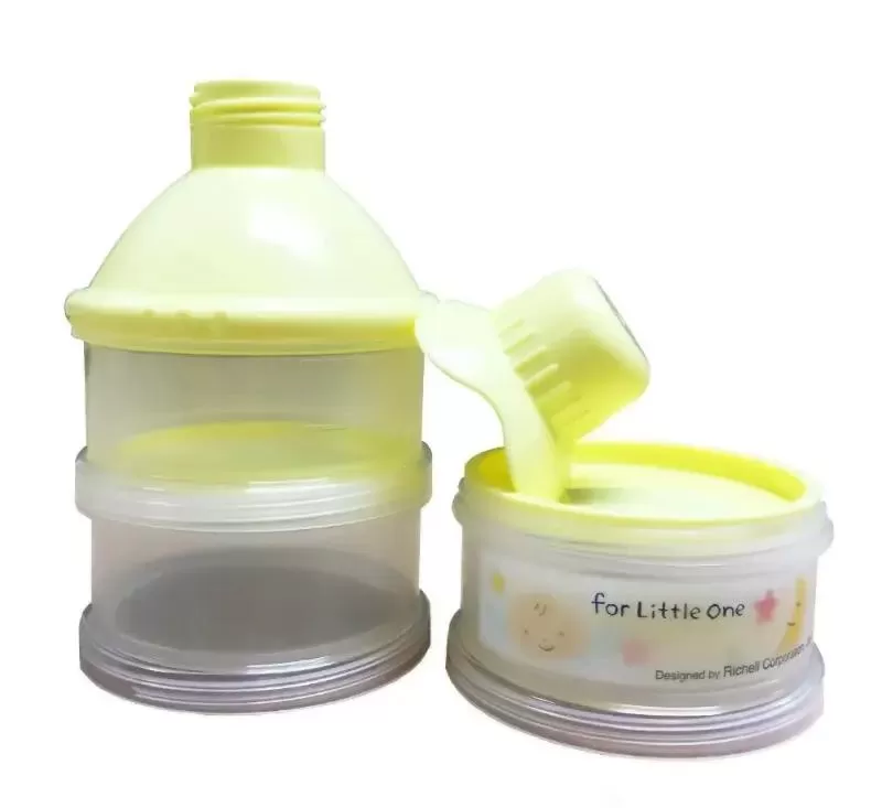 Hộp chia sữa Richell Nhật Bản 3 ngăn cho bé