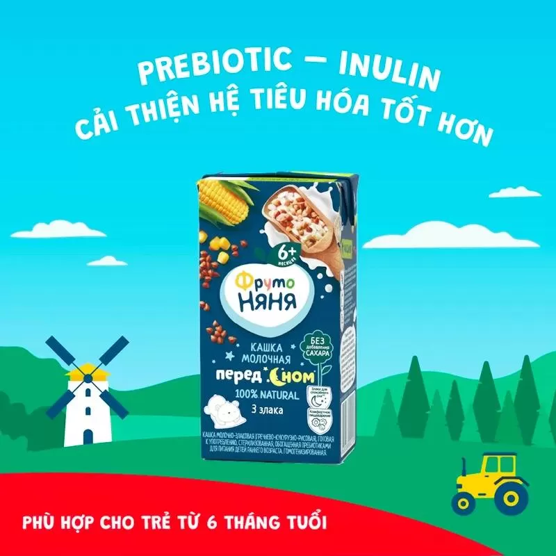 Sữa đêm Fruto ngũ cốc Nyanya cho bé từ 6 tháng tuổi