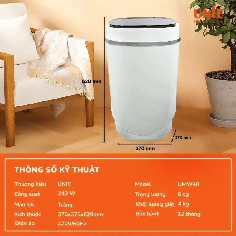 Máy giặt mini Unie UMW40