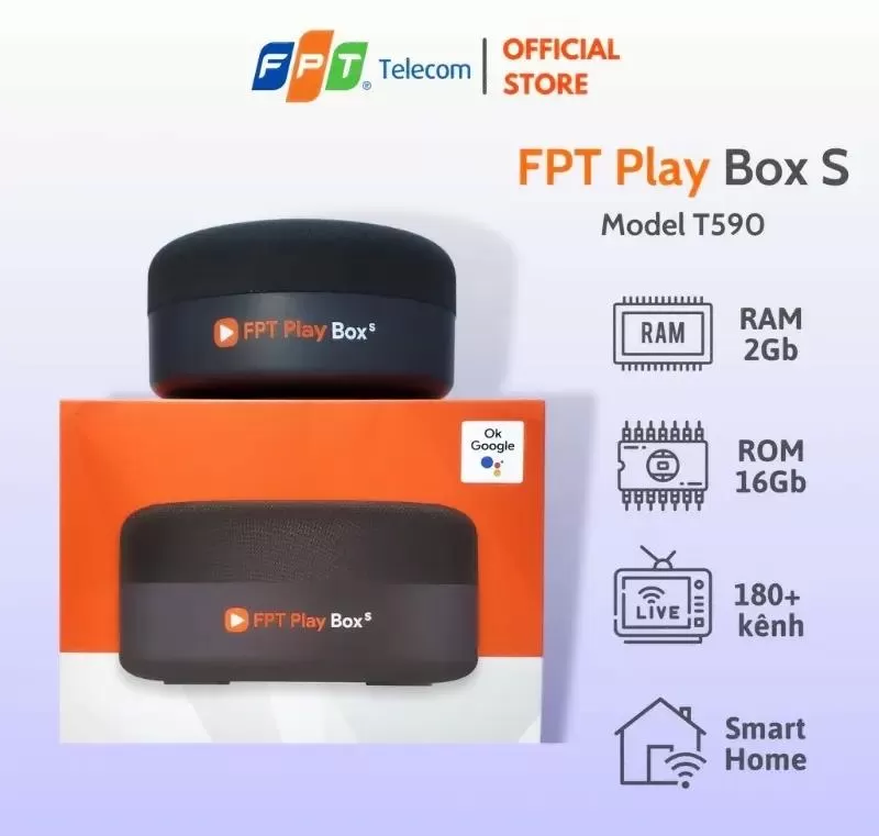 Android TV Box FPT Play Box S T590