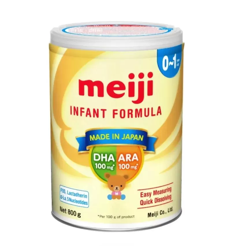 Sữa tăng cân cho bé dưới 1 tuổi Meiji 0