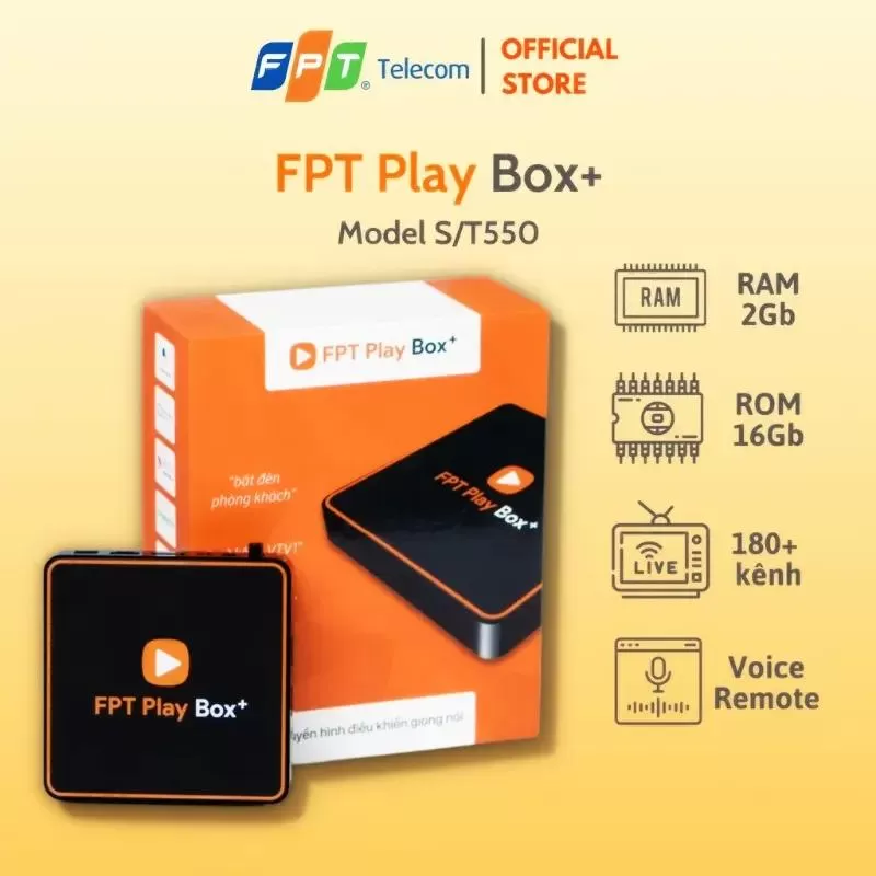 Android TV Box FPT Play Box+ Model S/T550