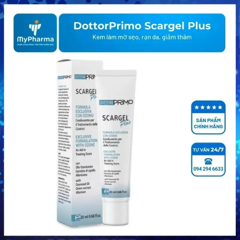 Kem trị sẹo lõm DottorPrimo Scargel Plus