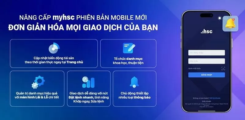 App chứng khoán HSC Trade