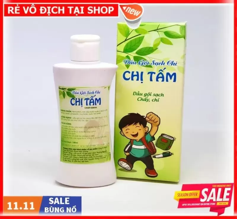 Dầu gội trị chấy Chị Tấm