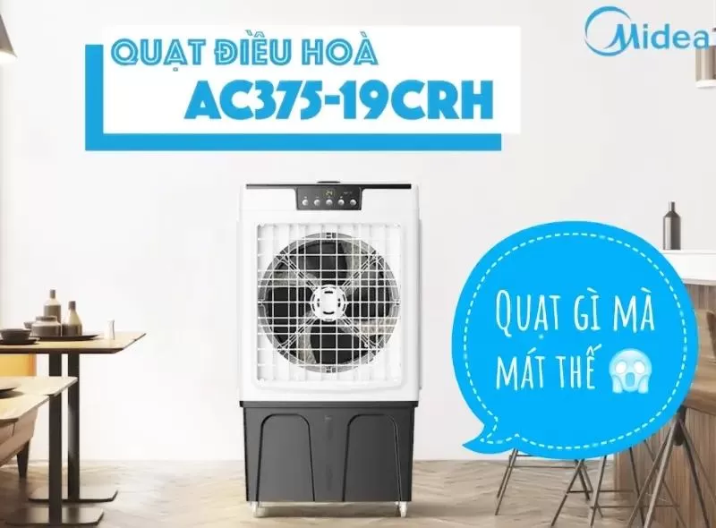 Quạt điều hòa hơi nước Midea AC375-19CRH