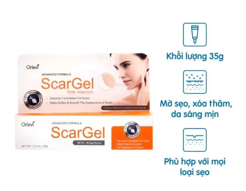 Kem trị sẹo rỗ Orlavi Scargel