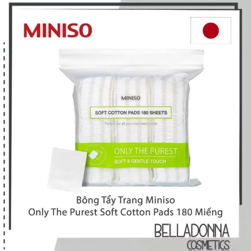 Bông tẩy trang Miniso Soft Cotton Pads
