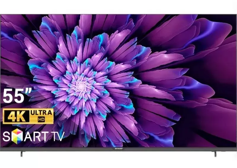 Smart Tivi dưới 10 triệu Sharp 4K 55 inch 4T-C55CJ2X